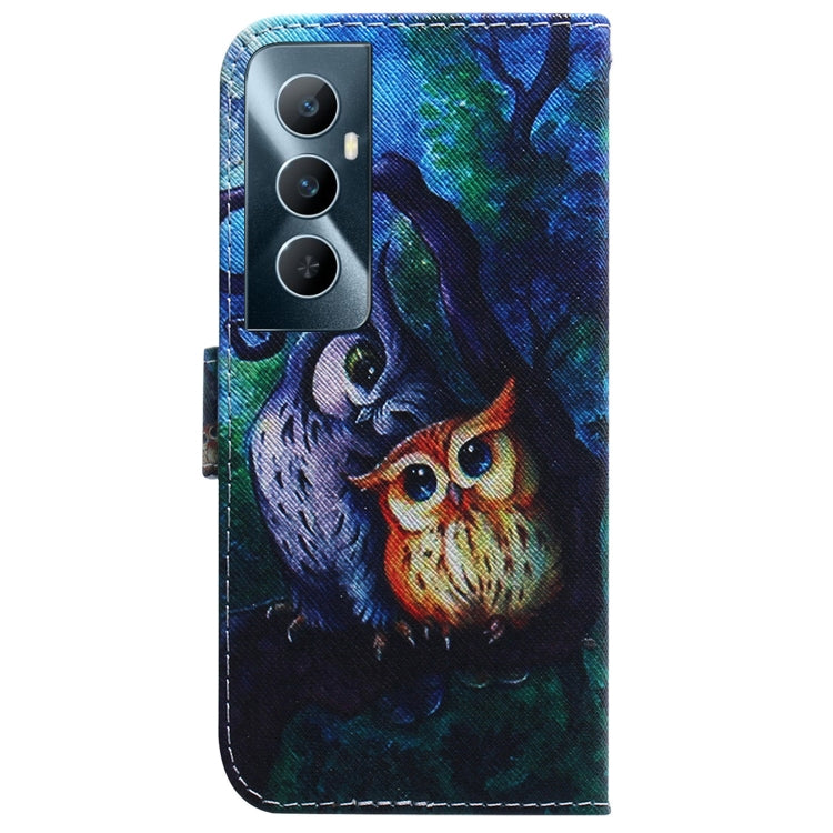 For Realme C65 4G Coloured Drawing Flip Leather Phone Case