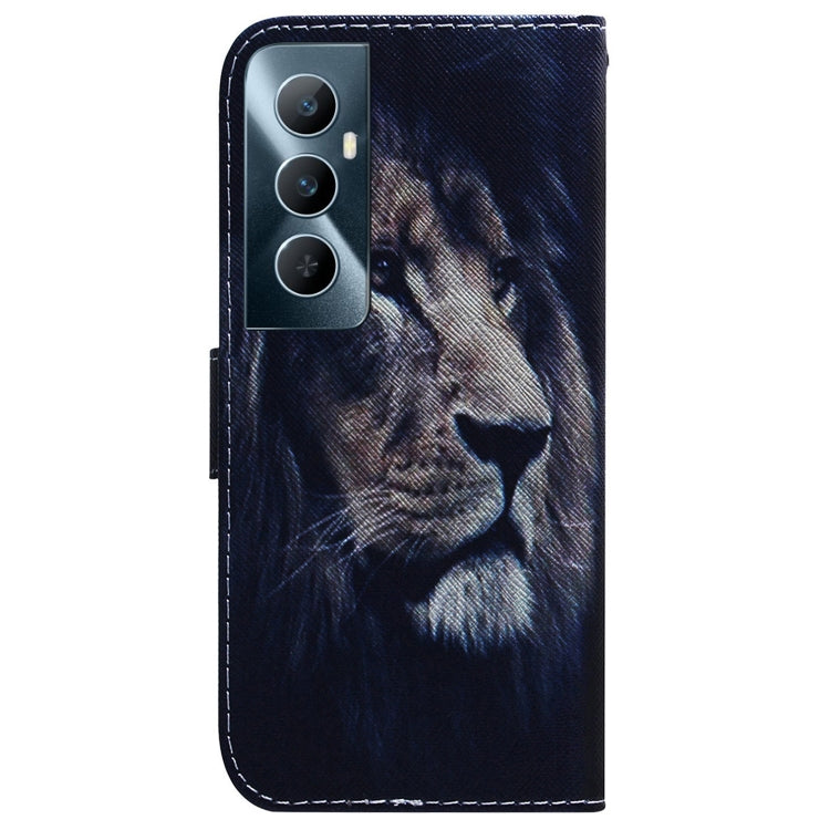 For Realme C65 4G Coloured Drawing Flip Leather Phone Case