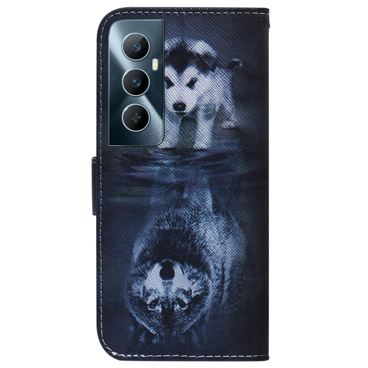 For Realme C65 4G Coloured Drawing Flip Leather Phone Case