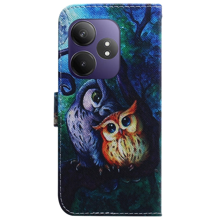 For Realme GT 6 / GT 6T / GT Neo6 Coloured Drawing Flip Leather Phone Case