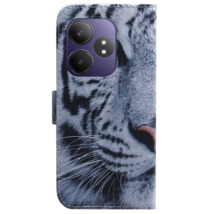 For Realme GT 6 / GT 6T / GT Neo6 Coloured Drawing Flip Leather Phone Case