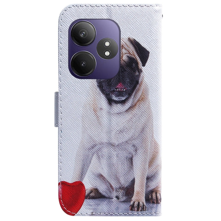 For Realme GT 6 / GT 6T / GT Neo6 Coloured Drawing Flip Leather Phone Case