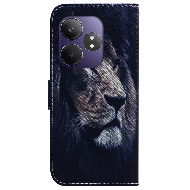 For Realme GT 6 / GT 6T / GT Neo6 Coloured Drawing Flip Leather Phone Case