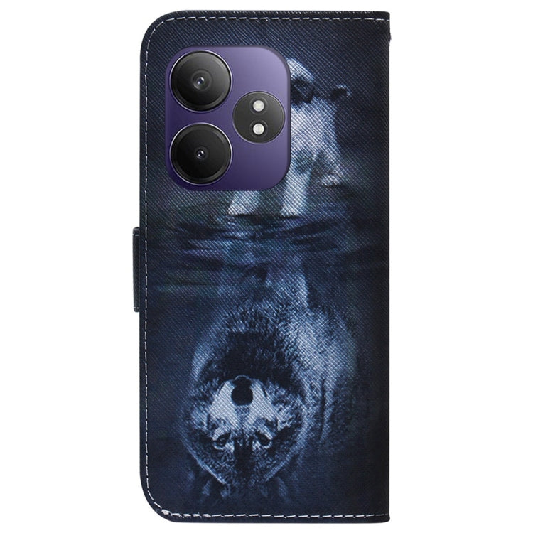 For Realme GT 6 / GT 6T / GT Neo6 Coloured Drawing Flip Leather Phone Case