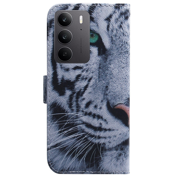 For Realme C75 Coloured Drawing Flip Leather Phone Case