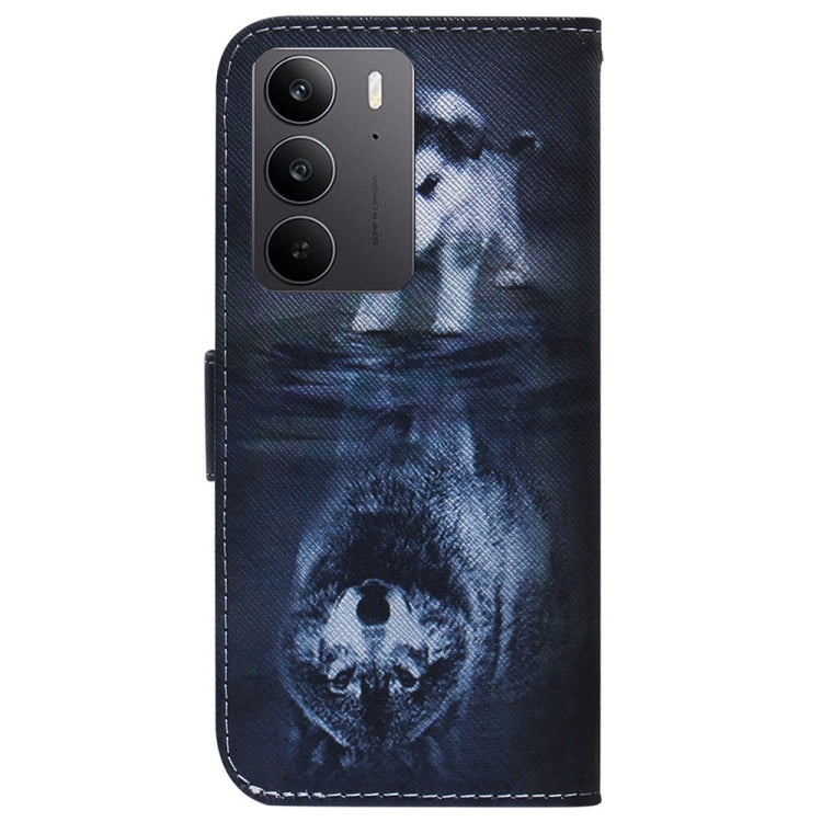 For Realme C75 Coloured Drawing Flip Leather Phone Case