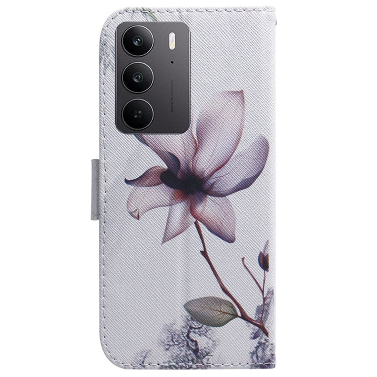 For Realme C75 Coloured Drawing Flip Leather Phone Case
