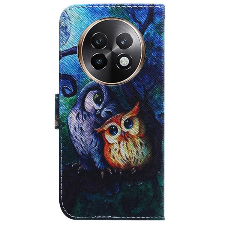 For Realme 13+ Global Coloured Drawing Flip Leather Phone Case