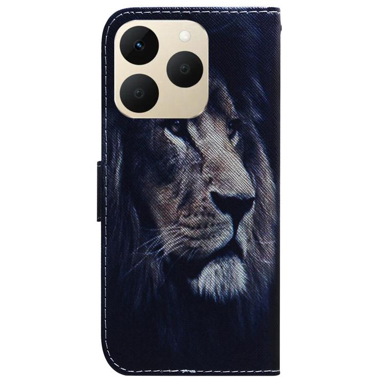 For Realme 15T 5G Coloured Drawing Flip Leather Phone Case
