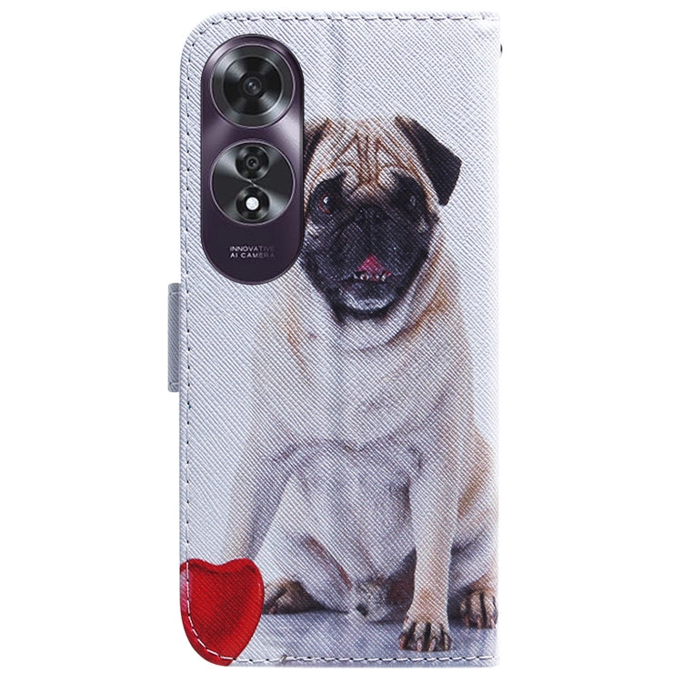 For OPPO A60 4G Coloured Drawing Flip Leather Phone Case