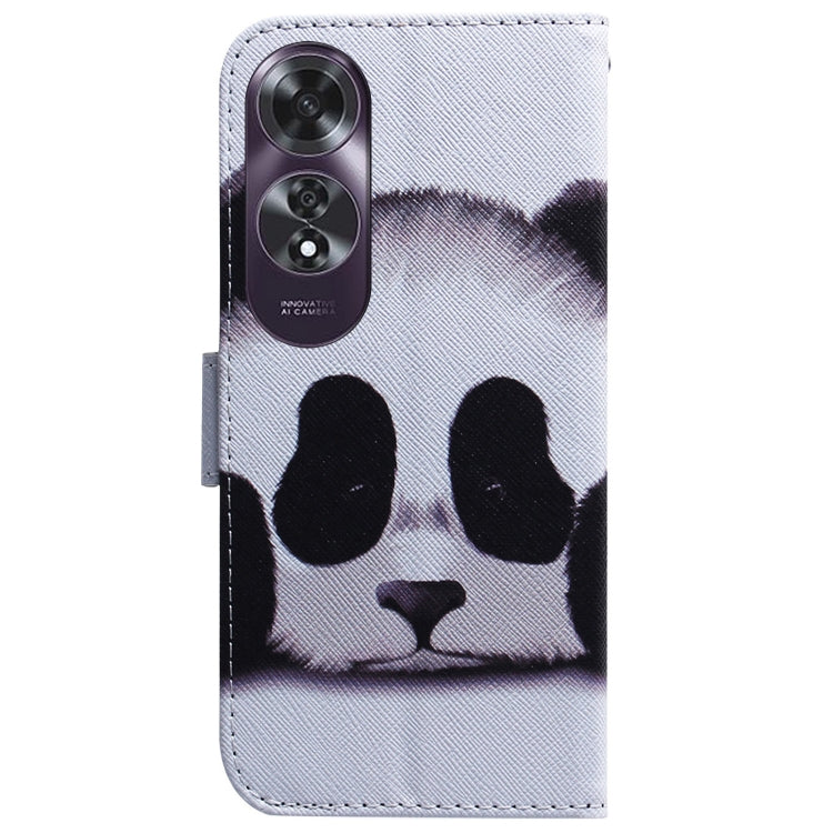 For OPPO A60 4G Coloured Drawing Flip Leather Phone Case