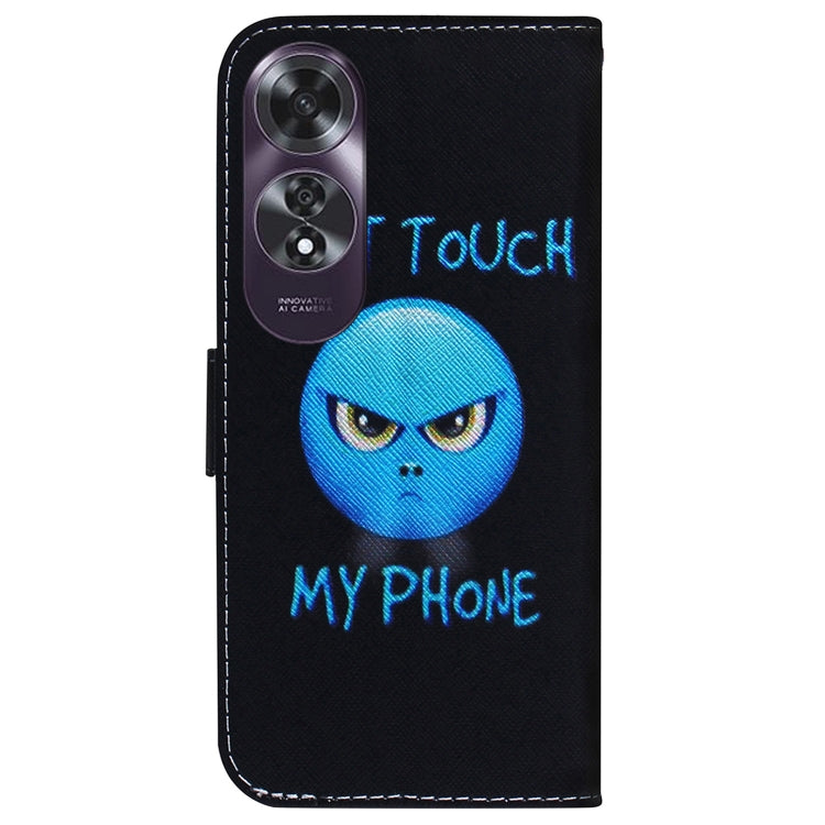 For OPPO A60 4G Coloured Drawing Flip Leather Phone Case