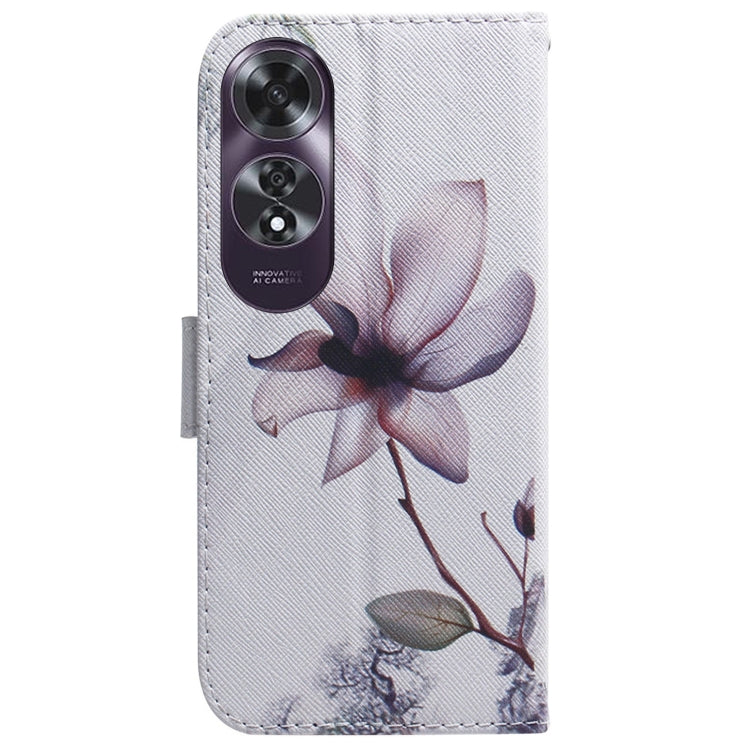 For OPPO A60 4G Coloured Drawing Flip Leather Phone Case