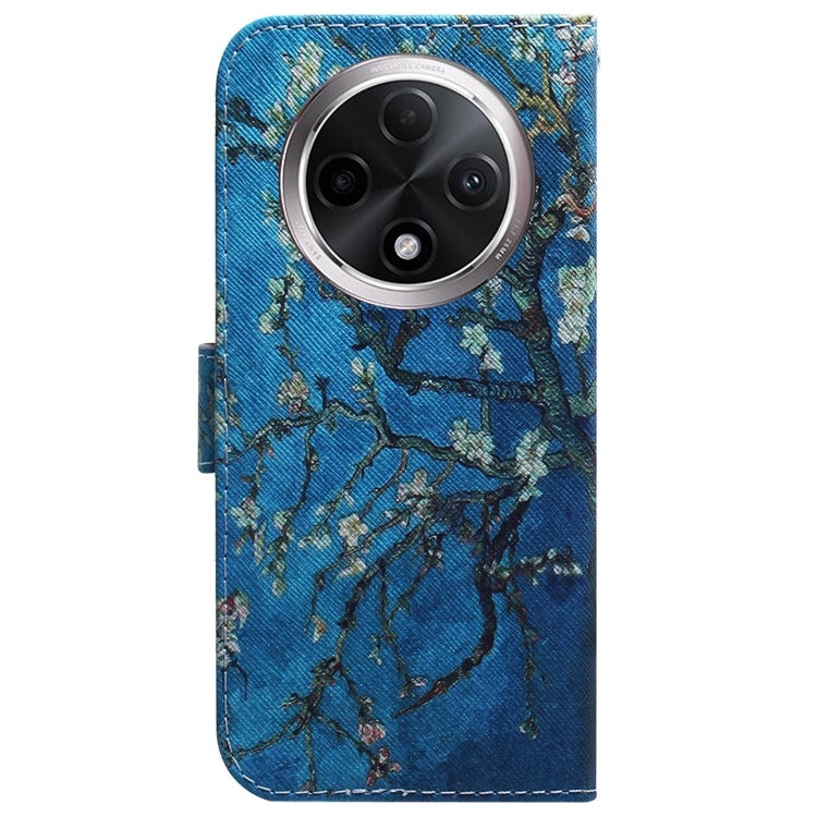 For OPPO A3 Pro 5G Coloured Drawing Flip Leather Phone Case
