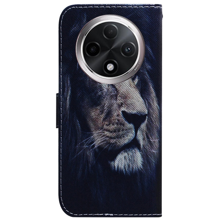 For OPPO A3 Pro 5G Coloured Drawing Flip Leather Phone Case