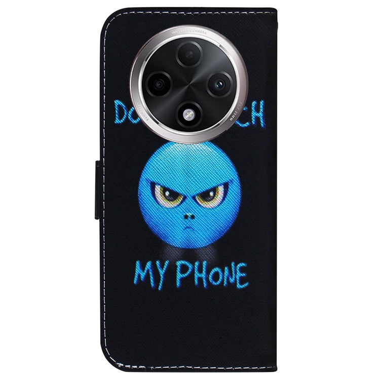 For OPPO A3 Pro 5G Coloured Drawing Flip Leather Phone Case