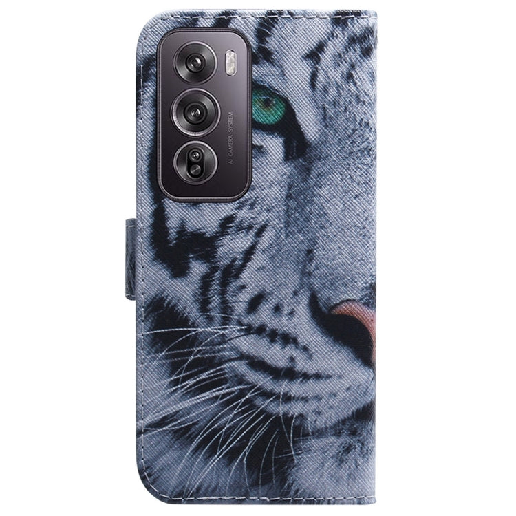 For OPPO Reno12 Pro 5G Global Coloured Drawing Flip Leather Phone Case