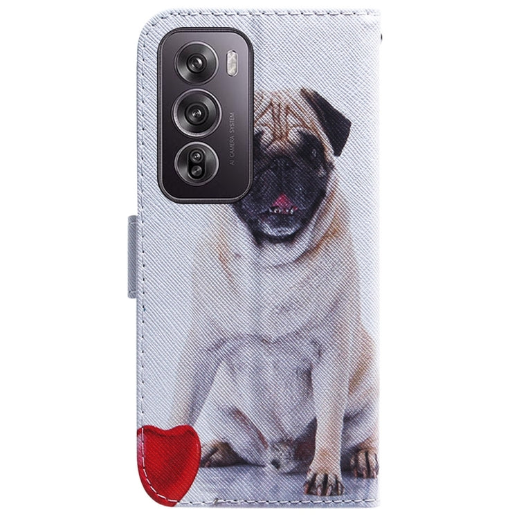 For OPPO Reno12 Pro 5G Global Coloured Drawing Flip Leather Phone Case