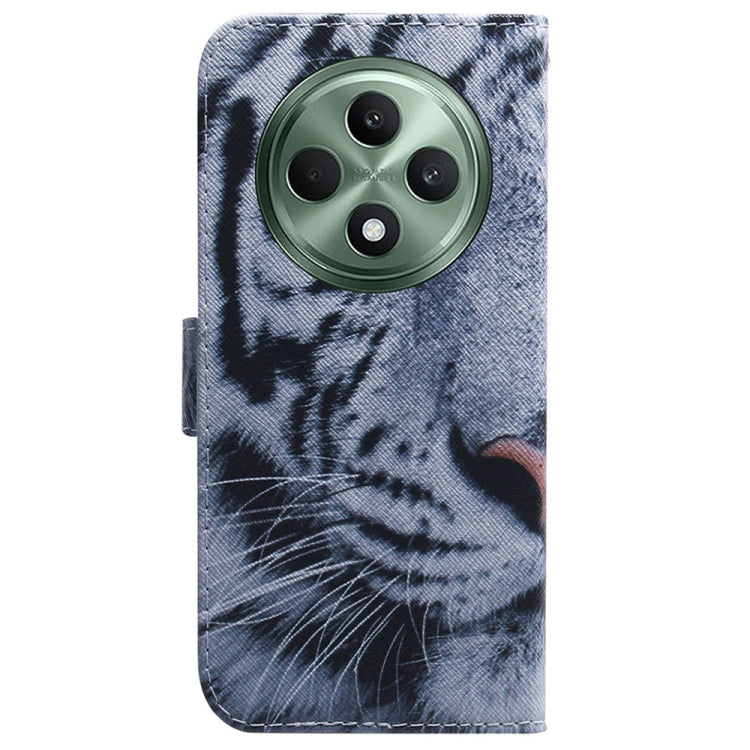 For OPPO Reno12 F 5G Coloured Drawing Flip Leather Phone Case
