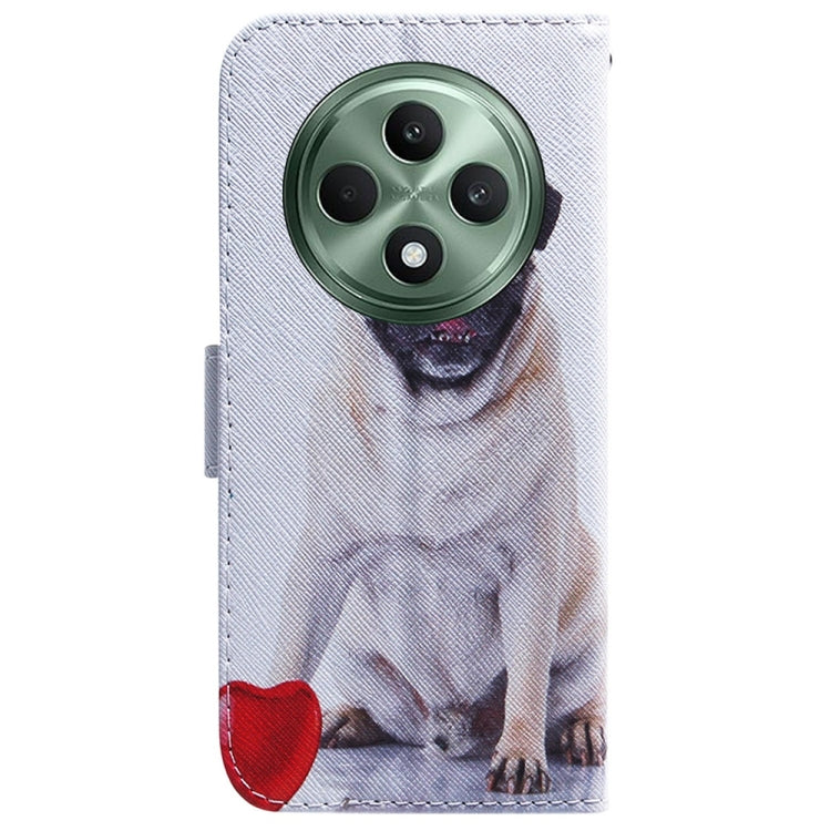 For OPPO Reno12 F 5G Coloured Drawing Flip Leather Phone Case