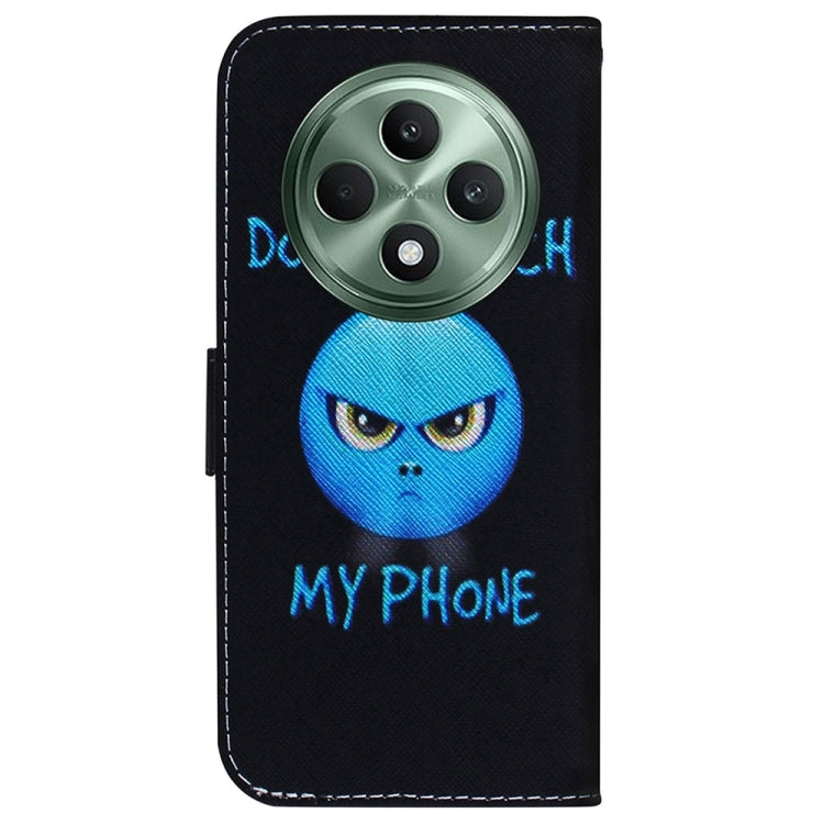 For OPPO Reno12 F 5G Coloured Drawing Flip Leather Phone Case