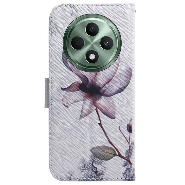 For OPPO Reno12 F 5G Coloured Drawing Flip Leather Phone Case