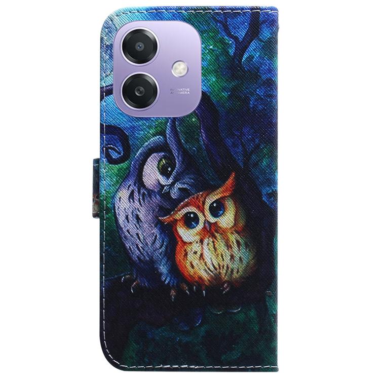 For OPPO A5x 5G / A3 4G / 5G / A3x 4G / 5G Coloured Drawing Flip Leather Phone Case