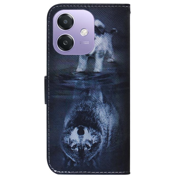 For OPPO A5x 5G / A3 4G / 5G / A3x 4G / 5G Coloured Drawing Flip Leather Phone Case