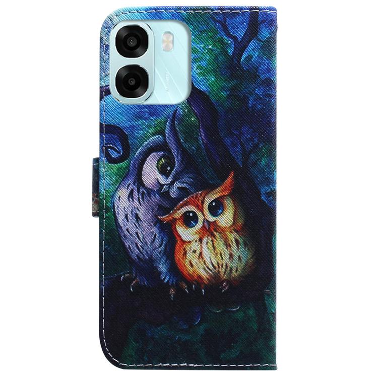 For OPPO A6 / A6s / A6t / A6x 4G / 5G Global Coloured Drawing Flip Leather Phone Case