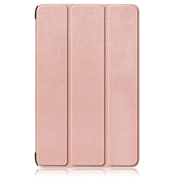 For Honor Pad X9 / X8 Pro 11.5 Custer Pure Color 3-Fold Holder Leather Tablet Case