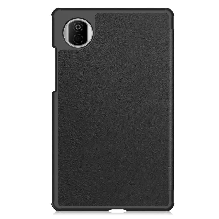 For Honor Pad X7 2025 Custer Texture 3-Fold Holder Leather Smart Tablet Case