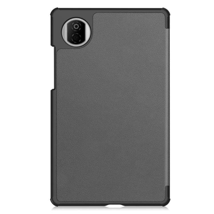 For Honor Pad X7 2025 Custer Texture 3-Fold Holder Leather Smart Tablet Case