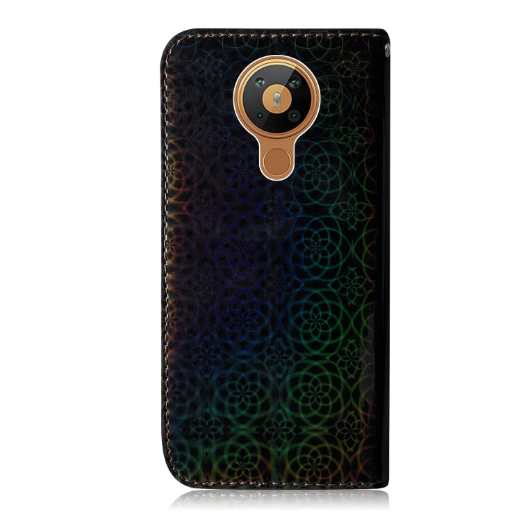 For Nokia 5.3 Solid Color Colorful Magnetic Buckle Horizontal Flip PU Leather Case with Holder & Card Slots & Wallet & Lanyard