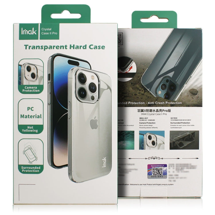 For Samsung Galaxy Z Flip5 5G imak Wing II Pro Series Wear-resisting Crystal Phone Case(Transparent)