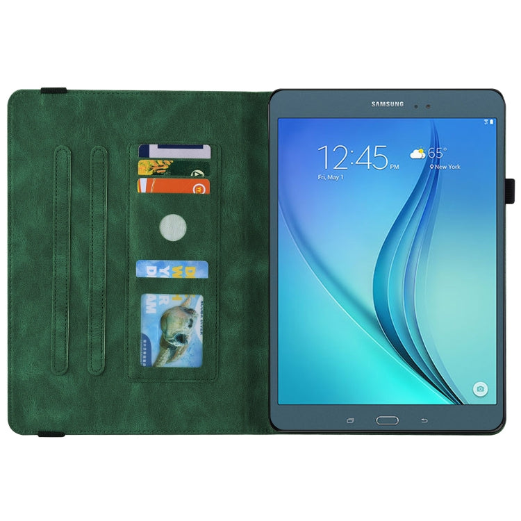 For Samsung Galaxy Tab A 9.7 T550 T555 Butterfly Flower Embossed Leather Tablet Case