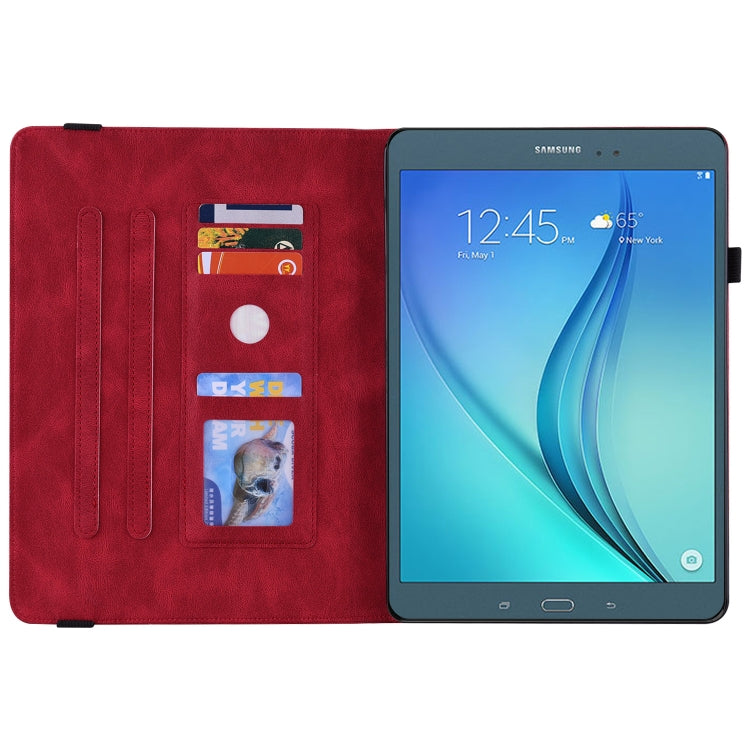 For Samsung Galaxy Tab A 9.7 T550 T555 Butterfly Flower Embossed Leather Tablet Case