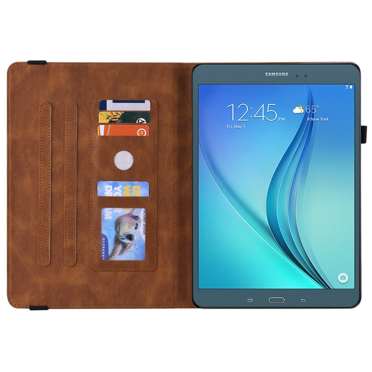 For Samsung Galaxy Tab A 9.7 T550 T555 Butterfly Flower Embossed Leather Tablet Case