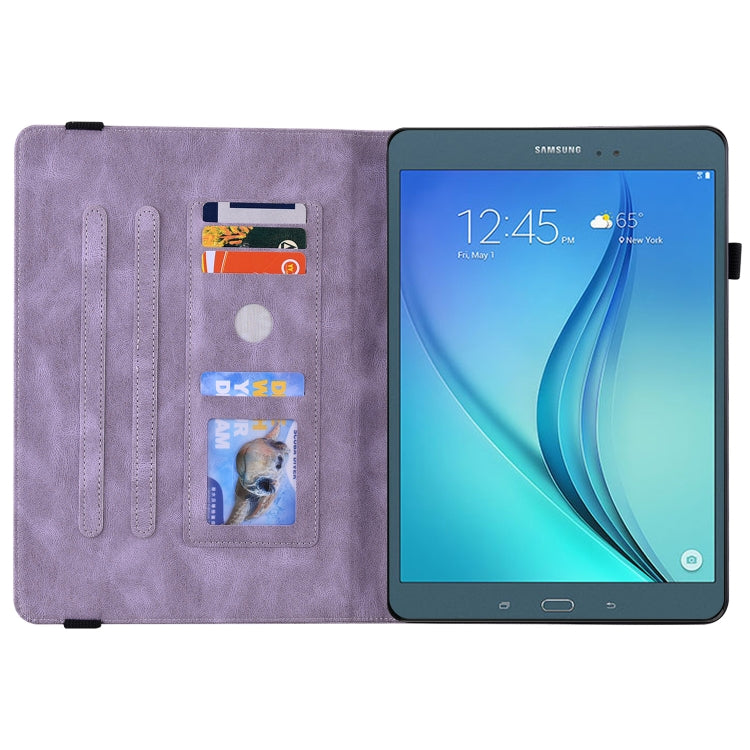 For Samsung Galaxy Tab A 9.7 T550 T555 Butterfly Flower Embossed Leather Tablet Case