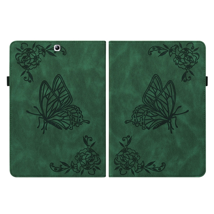 For Samsung Galaxy Tab S2 9.7 T810 T815 Butterfly Flower Embossed Leather Tablet Case