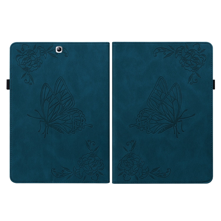 For Samsung Galaxy Tab S2 9.7 T810 T815 Butterfly Flower Embossed Leather Tablet Case
