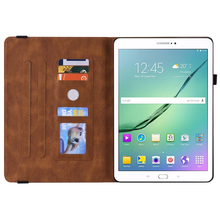 For Samsung Galaxy Tab S2 9.7 T810 T815 Butterfly Flower Embossed Leather Tablet Case
