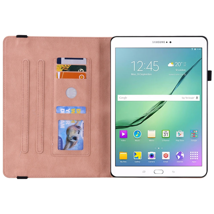 For Samsung Galaxy Tab S2 9.7 T810 T815 Butterfly Flower Embossed Leather Tablet Case
