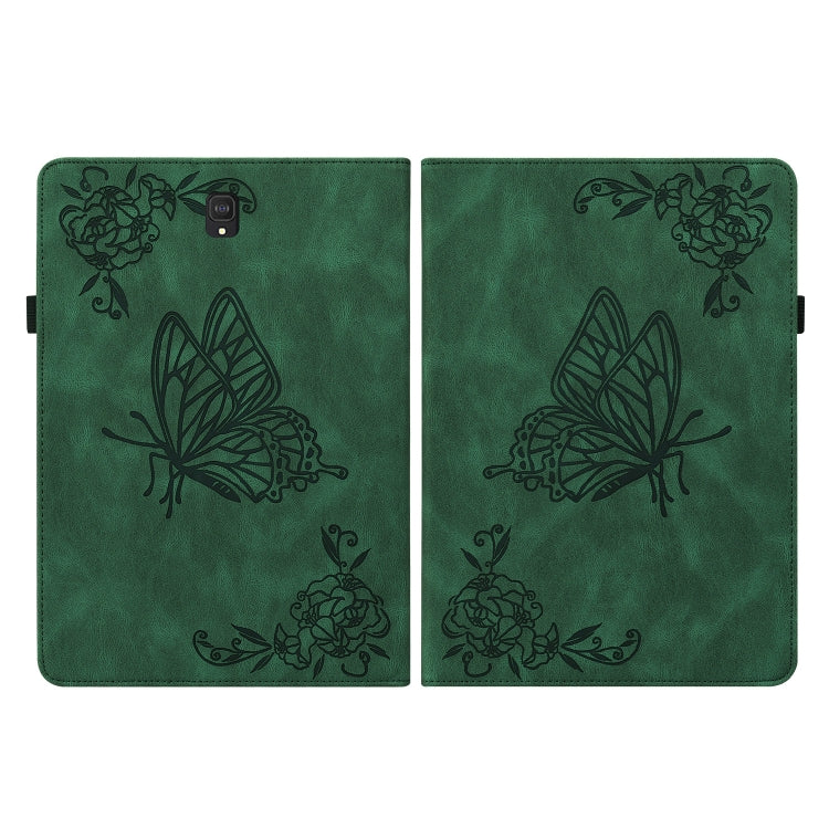 For Samsung Galaxy Tab S4 10.5 SM-T830 Butterfly Flower Embossed Leather Tablet Case