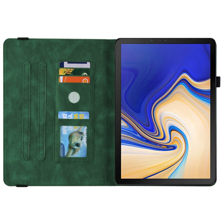 For Samsung Galaxy Tab S4 10.5 SM-T830 Butterfly Flower Embossed Leather Tablet Case