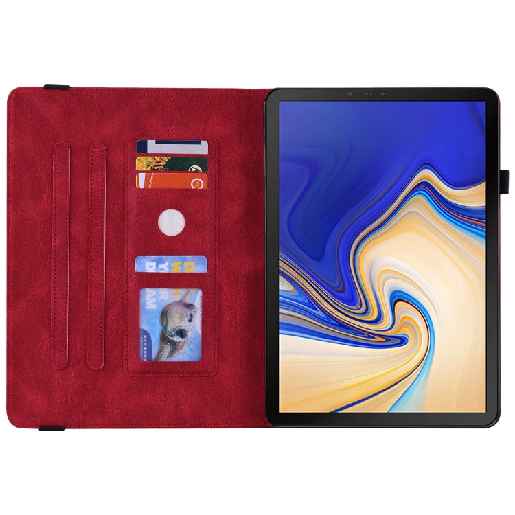For Samsung Galaxy Tab S4 10.5 SM-T830 Butterfly Flower Embossed Leather Tablet Case