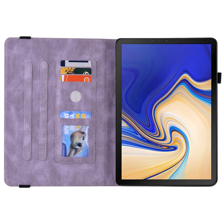 For Samsung Galaxy Tab S4 10.5 SM-T830 Butterfly Flower Embossed Leather Tablet Case