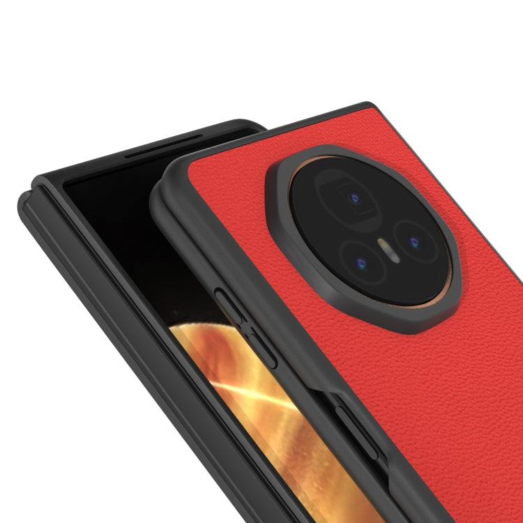 For Honor Magic V3 ABEEL Genuine Leather Luolai Series Phone Case