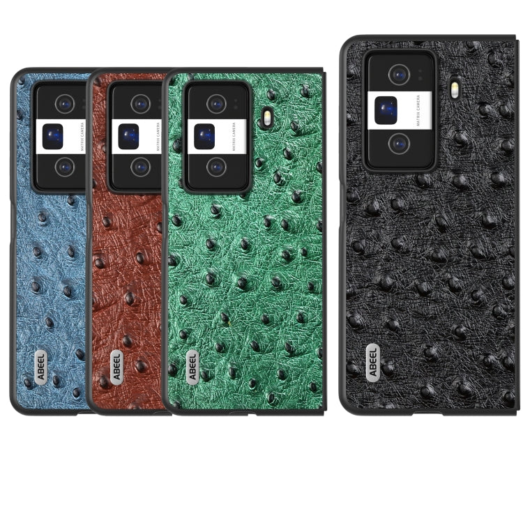 For Honor Magic Vs3 ABEEL Genuine Leather Ostrich Texture Phone Case
