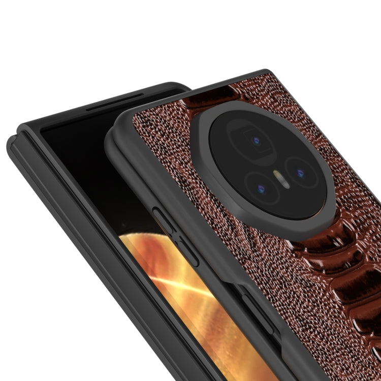 For Honor Magic V3 ABEEL Genuine Leather Weilai Series Phone Case