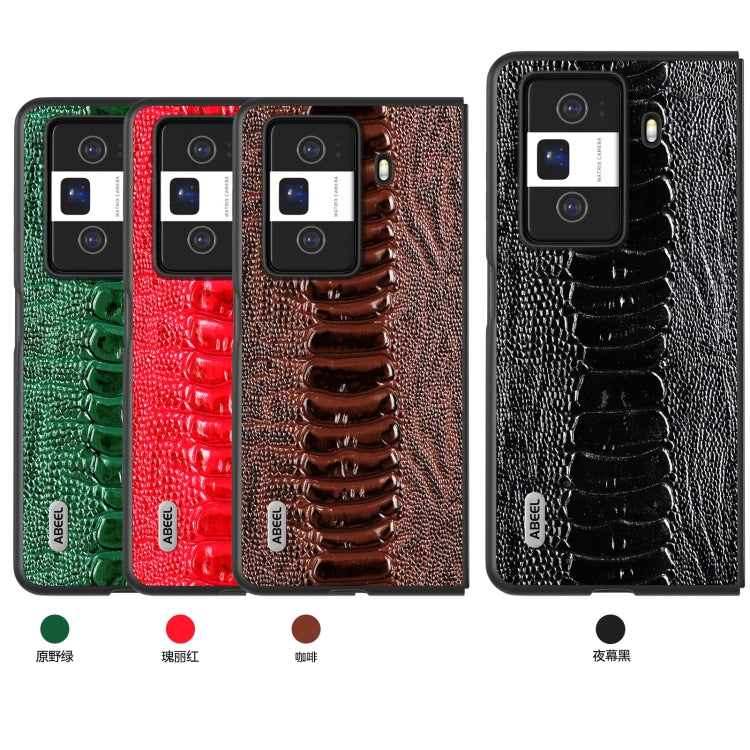 For Honor Magic Vs3 ABEEL Genuine Leather Weilai Series Phone Case